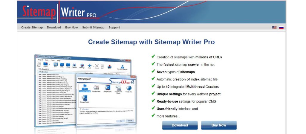 Sitemap Writer Pro