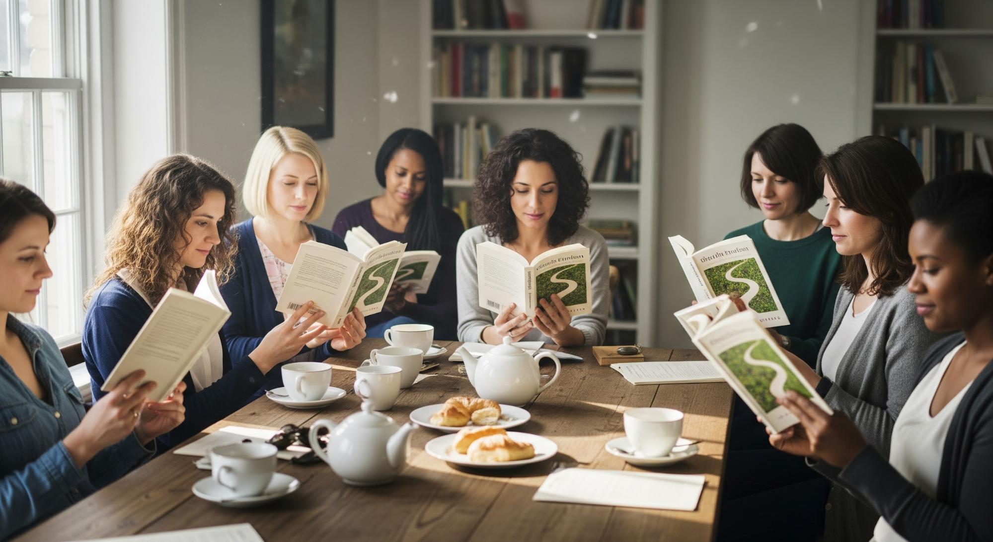 Belletrist Book Club members reading together