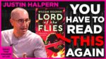 writer Justin Halpern reflecting on masculinity power and disguised truth through William Golding's classic novel