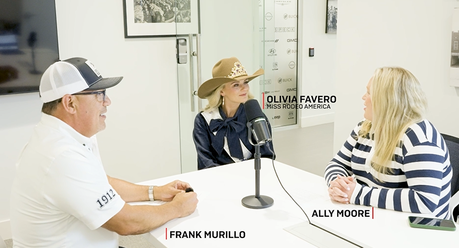 Frank Murillo and Ally Moore interview Miss Rodeo America 2026 Olivia Favero
