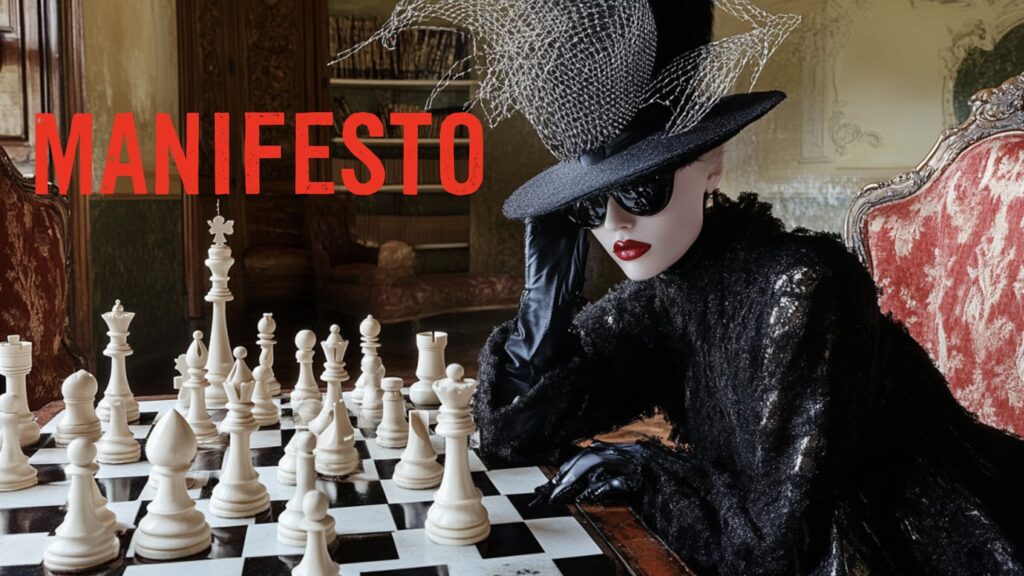 Chess strategy representing a leadership manifesto and intentional execution